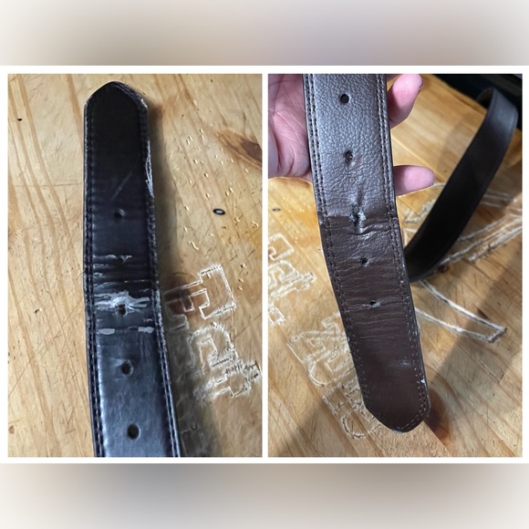 Dickies 2in1 REVERSIBLE Belt, Black and Brown, Size 38 - Picture 12 of 14